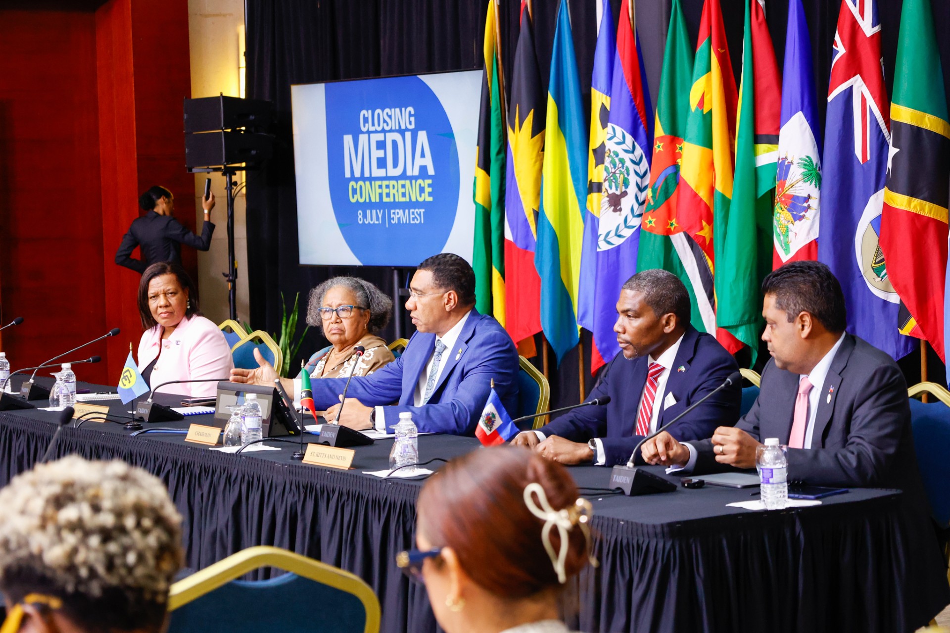 49th Heads of Government of CARICOM Meeting _ Closing Media Conference-1