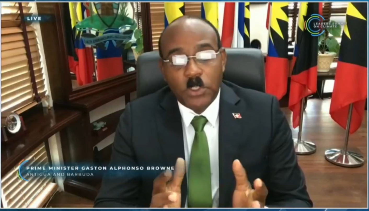 Antigua-PM_Browne-climate-summit