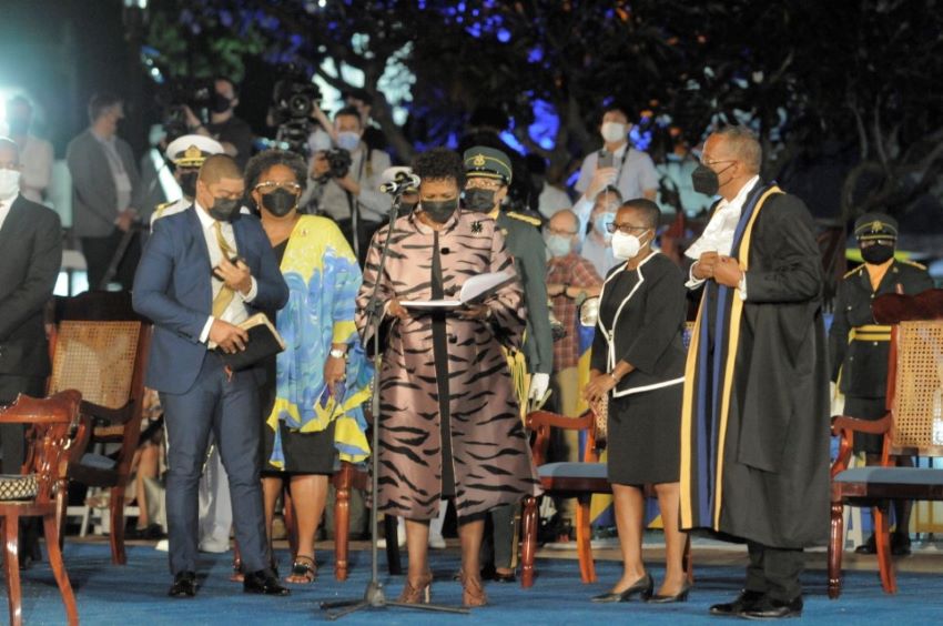 Barbados-new-President-Dame-Sandra-Mason-installation