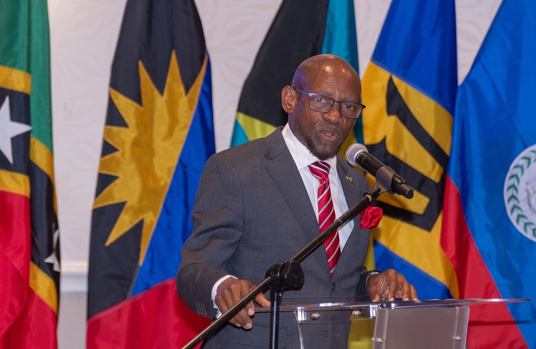 Denzil Douglas at 28th COFCOR