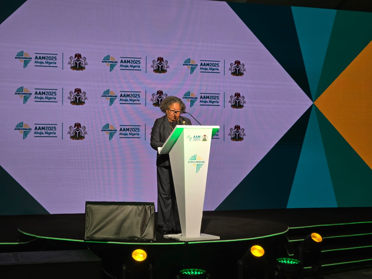 SG at Afreximbank at podium