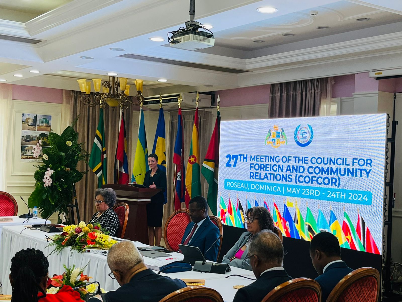 Senator Smith Addressing COFCOR