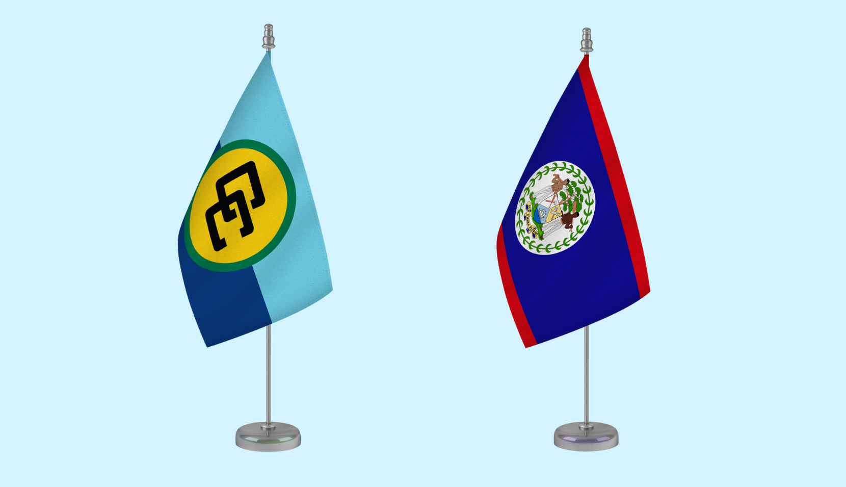 caricom-belize-flags