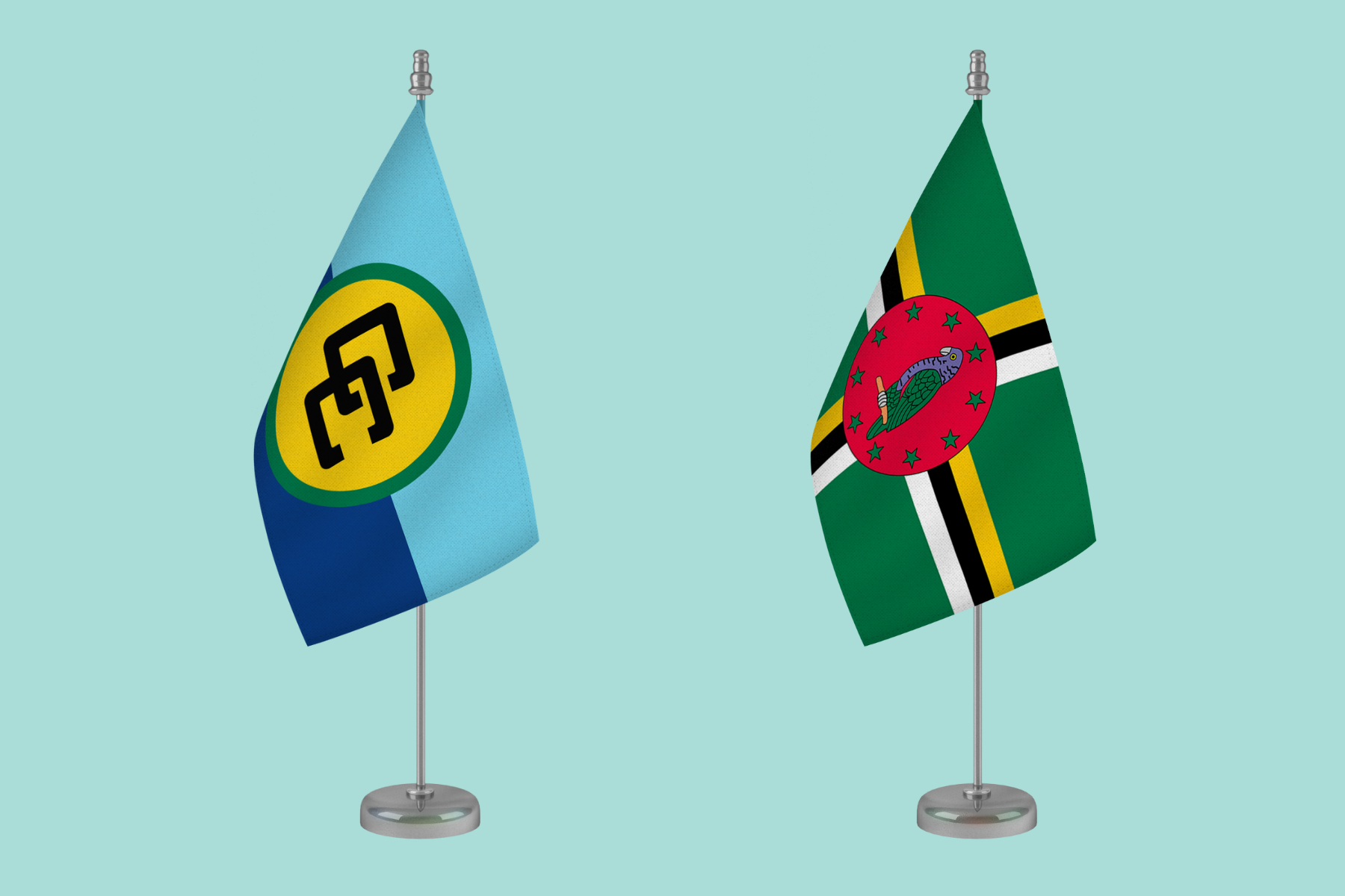 caricom-dominica-flags