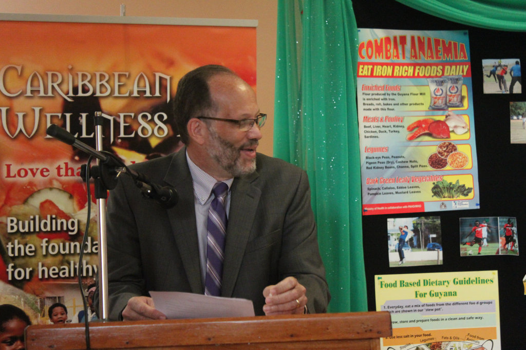 CARICOM Secretary-General Ambassador Irwin LaRocque launching the CARICOM Secretariat&rsquo;s Health and Wellness Week of Activities on Friday.