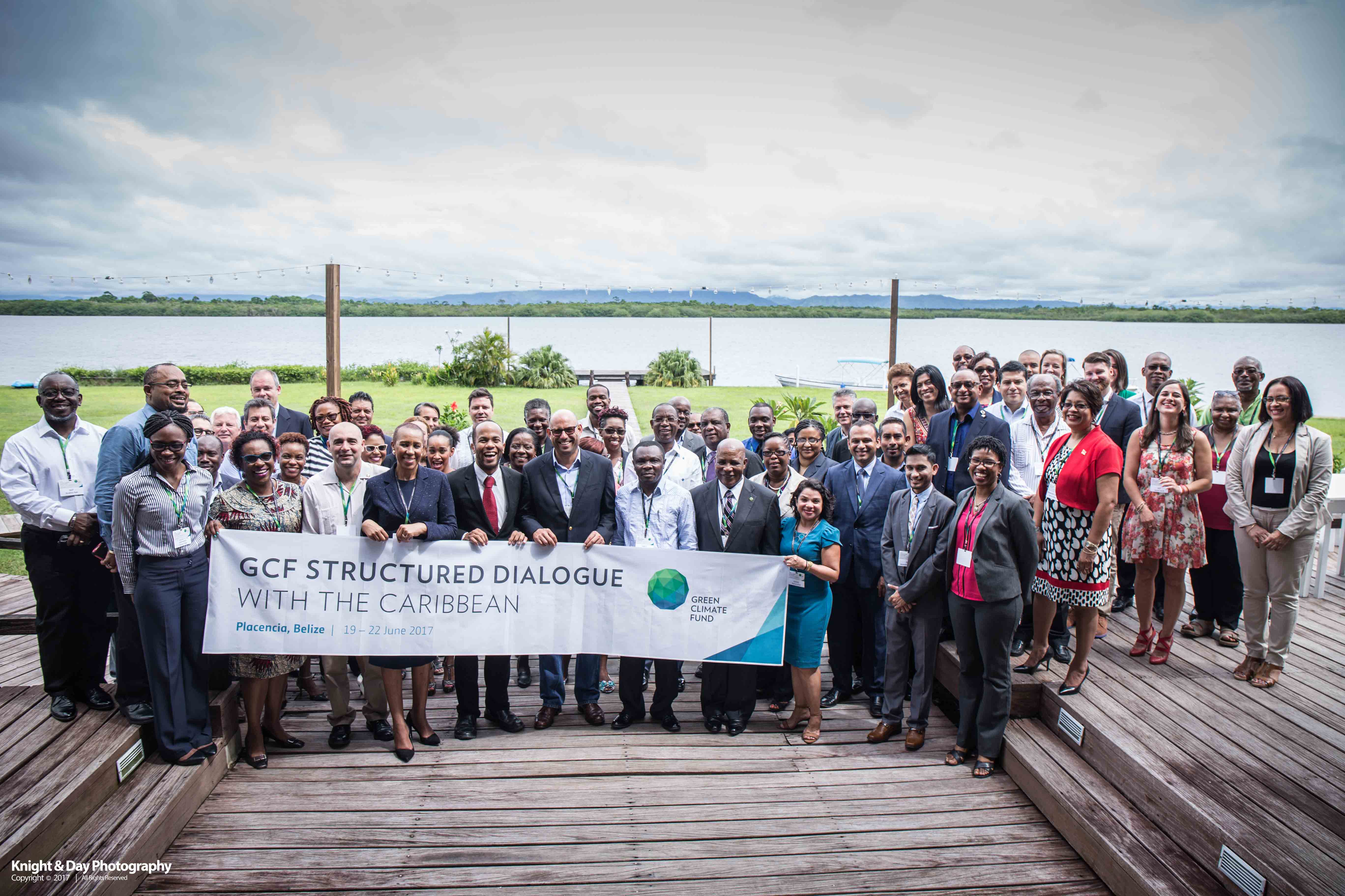 Group Photo of Participants at the GCF Structured Dialogue with the Caribbean