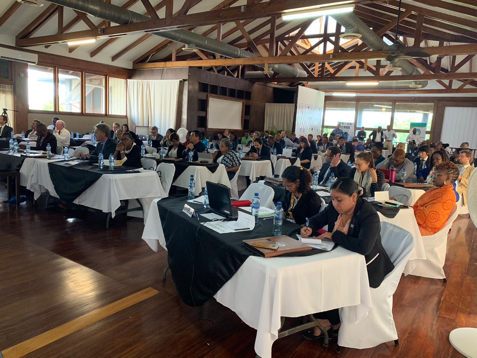 Delegates at the Caribbean Sustainable Energy Forum now underway in Placencia, Belize