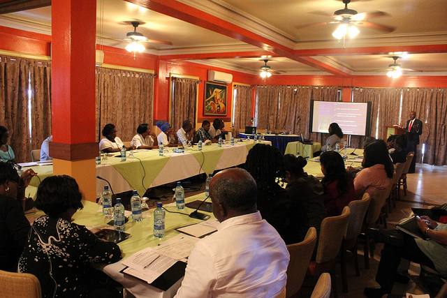 Representatives of the private sector, employers organisation and trade unions in attendance