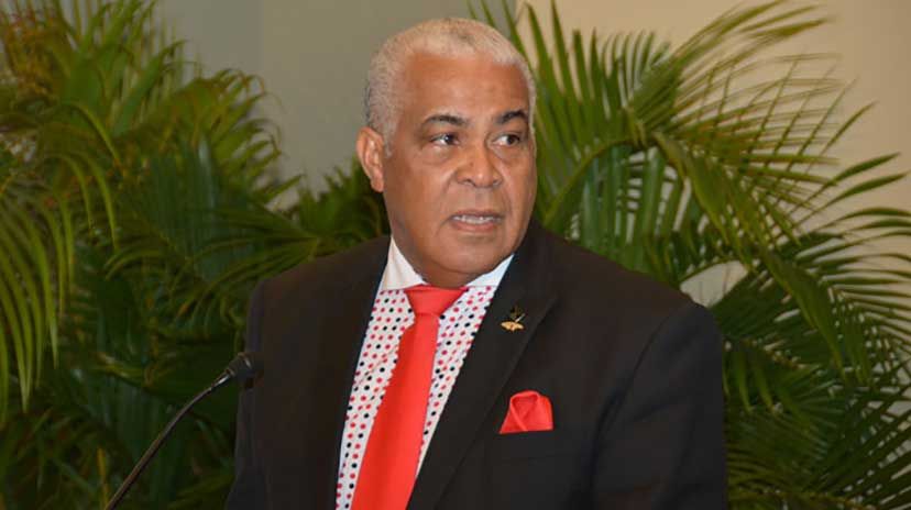 Minister of Water, Land, Environment and Climate Change, Hon. Robert Pickersgill, addresses Monday's (March 30) opening of the Inter-American Congress on the Environmental Rule of Law, at Secrets Resorts in Montego Bay, St. James. (Glenis Rose P