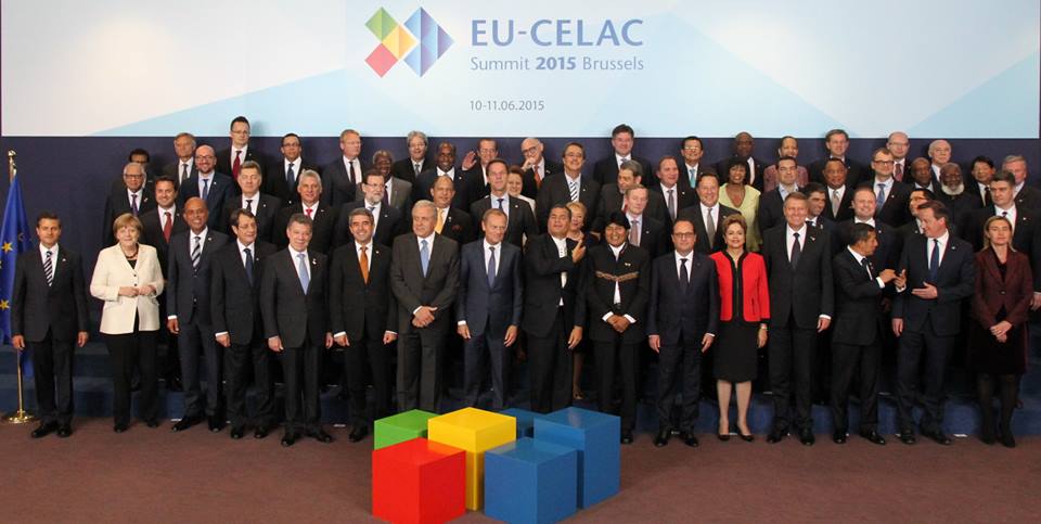 Heads of State and Government from the Caribbean, Latin America and Europe at the 2nd EU-CELAC Summit in Brussels