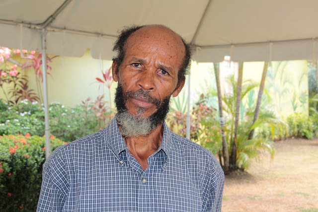 St. Lucian farmer Anthony Herman lost 70 per cent of his cashew crop in 2015 as a result of a drought in his country. Credit: Kenton X. Chance/IPS
