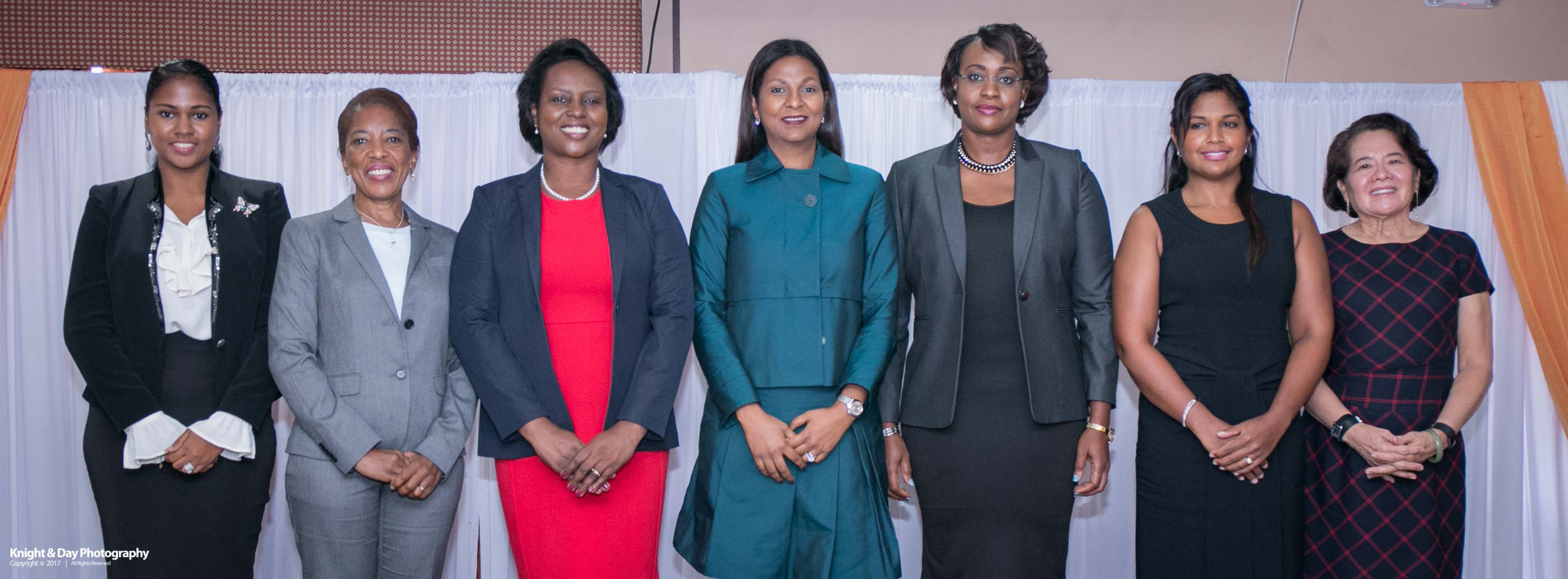 Members of the Spouses of Caribbean Leaders Action Network (SCLAN) at the launch