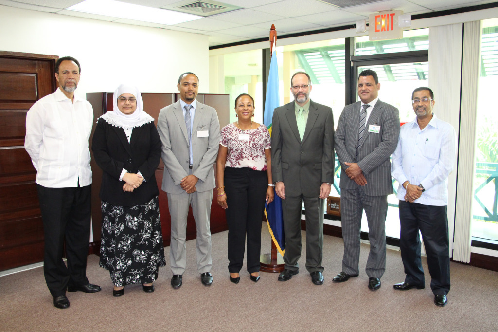 A delegation from Guadeloupe visited the Caribbean Community (CARICOM) Secretariat on Wednesday 11 February, 2015, for discussions with CARICOM Secretary-General, Ambassador Irwin LaRocque on Associate Membership of the Community. In photograph with