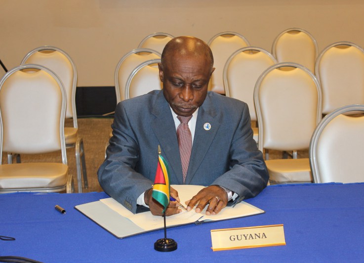 Hon Carl Greenidge, Minister of Foreign Affairs, Guyana