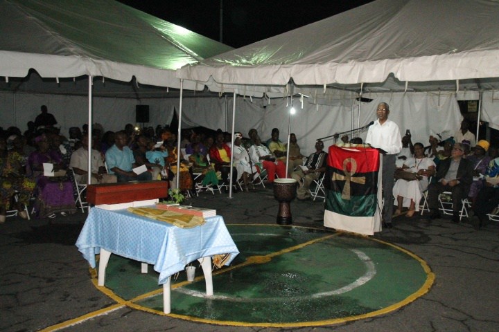 President David Granger Delivering Remarks (Photo credit Demerarawaves)
