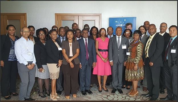Regional Workshop participants following the opening ceremony on Monday