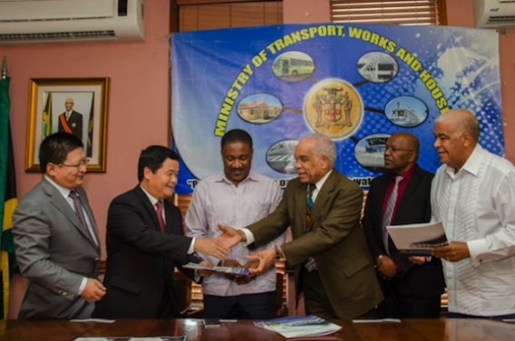 The signing ceremony