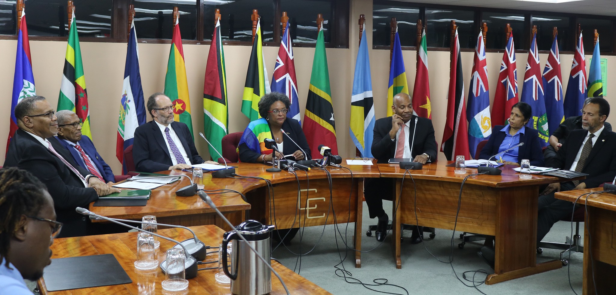 mia mottley visits secretariuat