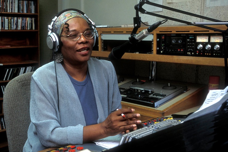 Rose Willock was recognized for her service to the region, especially in building capacity for emergency broadcasting. (Photo: Steve Forrest/Workers Photos)