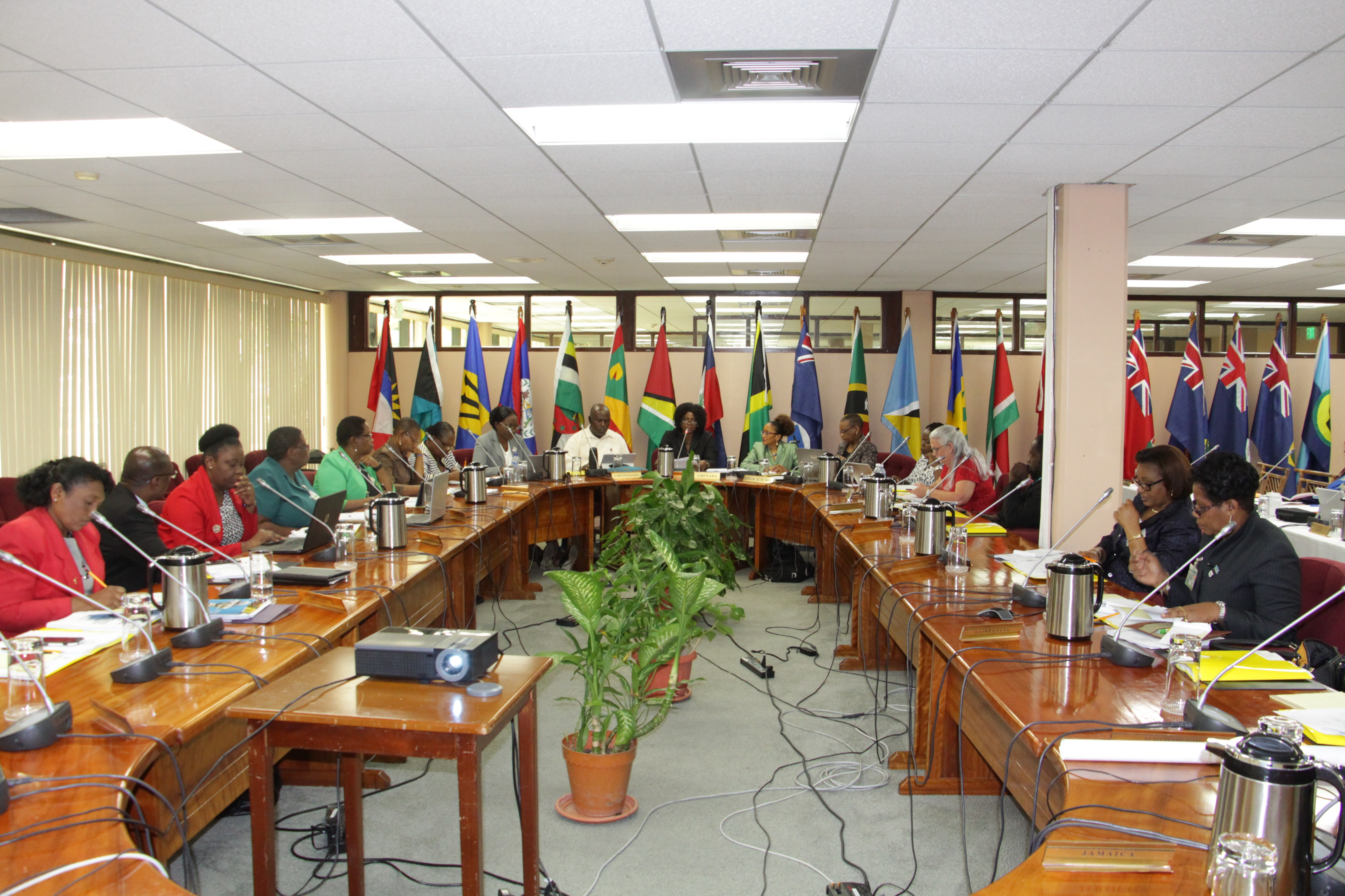 Delegates at the Forty-Fourth General Meeting of the Regional Nursing Body being at the the CARICOM Secretariat in Georgetown, Guyana