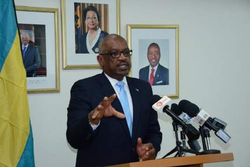 Prime Minister of The Bahamas, The Hon Dr. Hubert Minnis (Photo via The Bahamas Information Services)