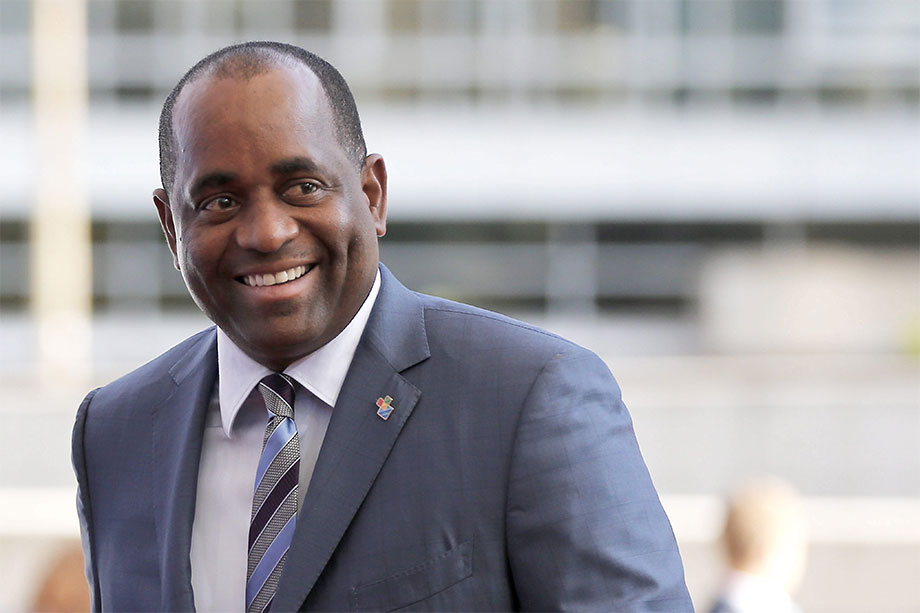 HONOURABLE ROOSEVELT SKERRIT PRIME MINISTER OF DOMINICA