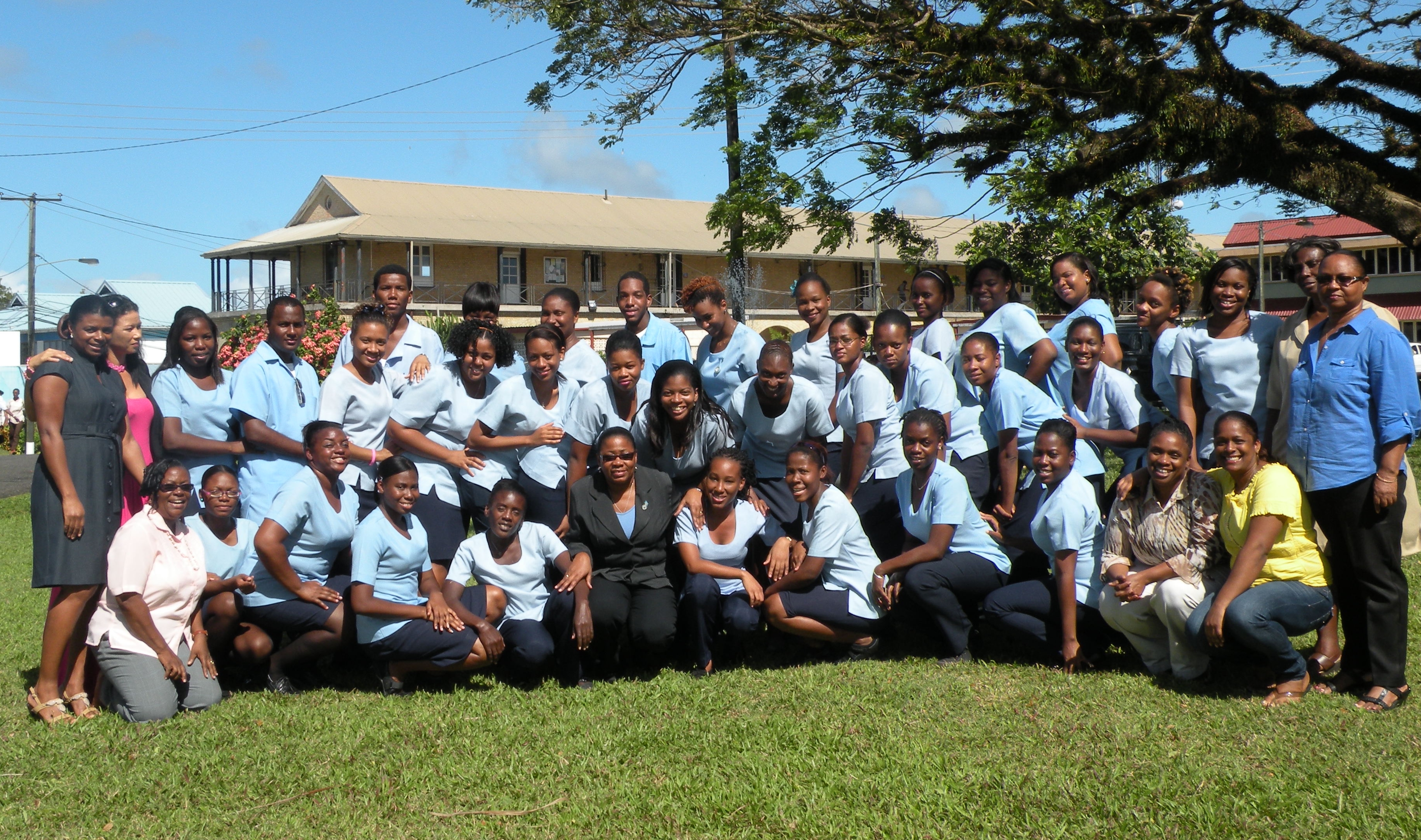 Students of Sir Arthur Lewis Community College (SALCC)