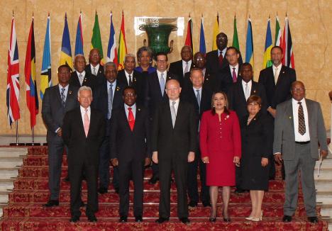 Reps. at the eighth UK-Caribbean Ministerial Forum held at Lancaster House in London on 16 and 17 June 2014.