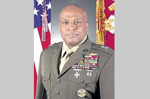 US Marine Corps Major General Vincent Stewart (photo via Jamaica Observer)