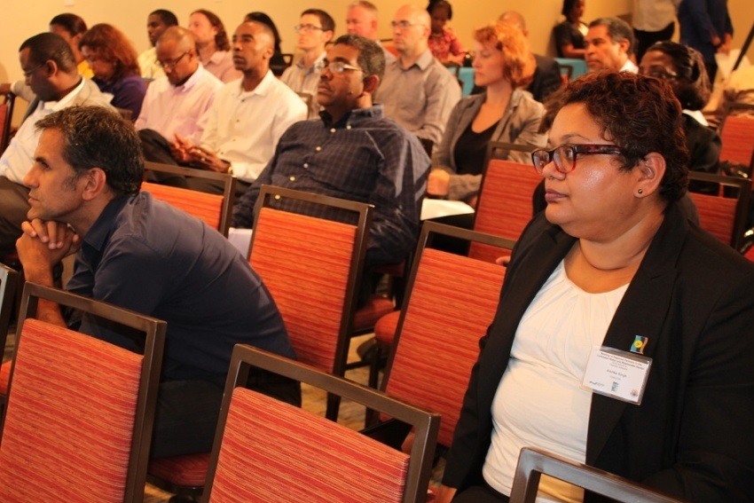 Cross-section of participants at the Knowledge Sharing Session on New Tools and Resources for Integrated Water Resources Management (IWRM) in the Caribbean.