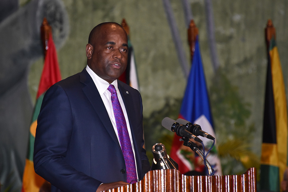 Chairman of the CARICOM Conference of Heads and Prime Minister of Dominica Hon. Roosevelt Skerrit
