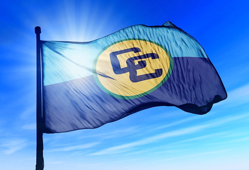 CARICOM-flag-waving-in-the-wind