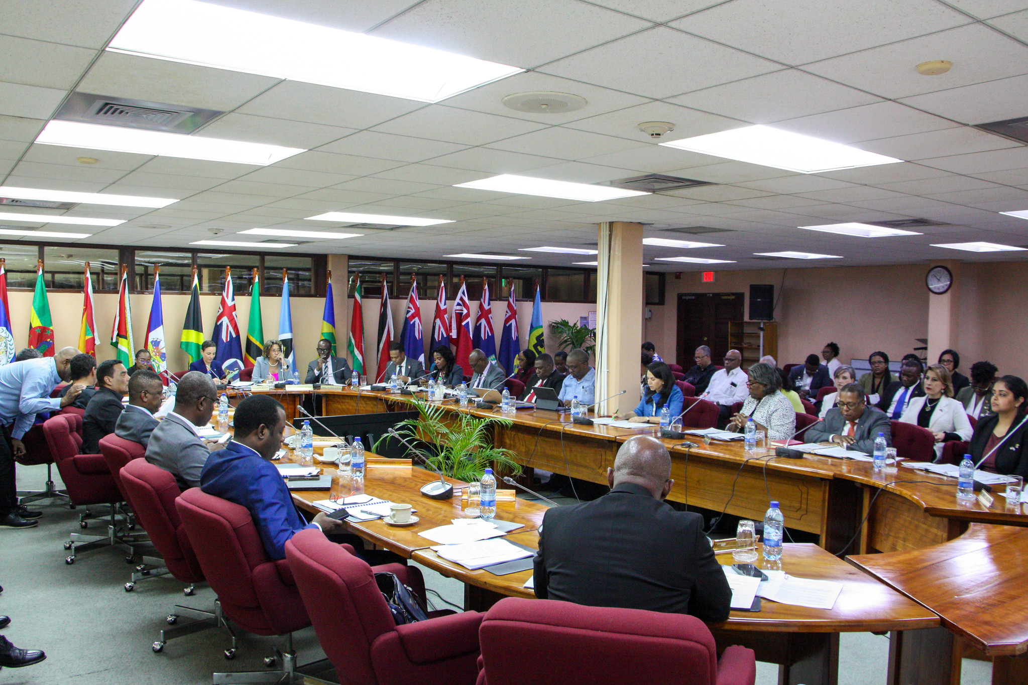 Foreign Ministers in discussions with U.S. Permanent Representative to the UN