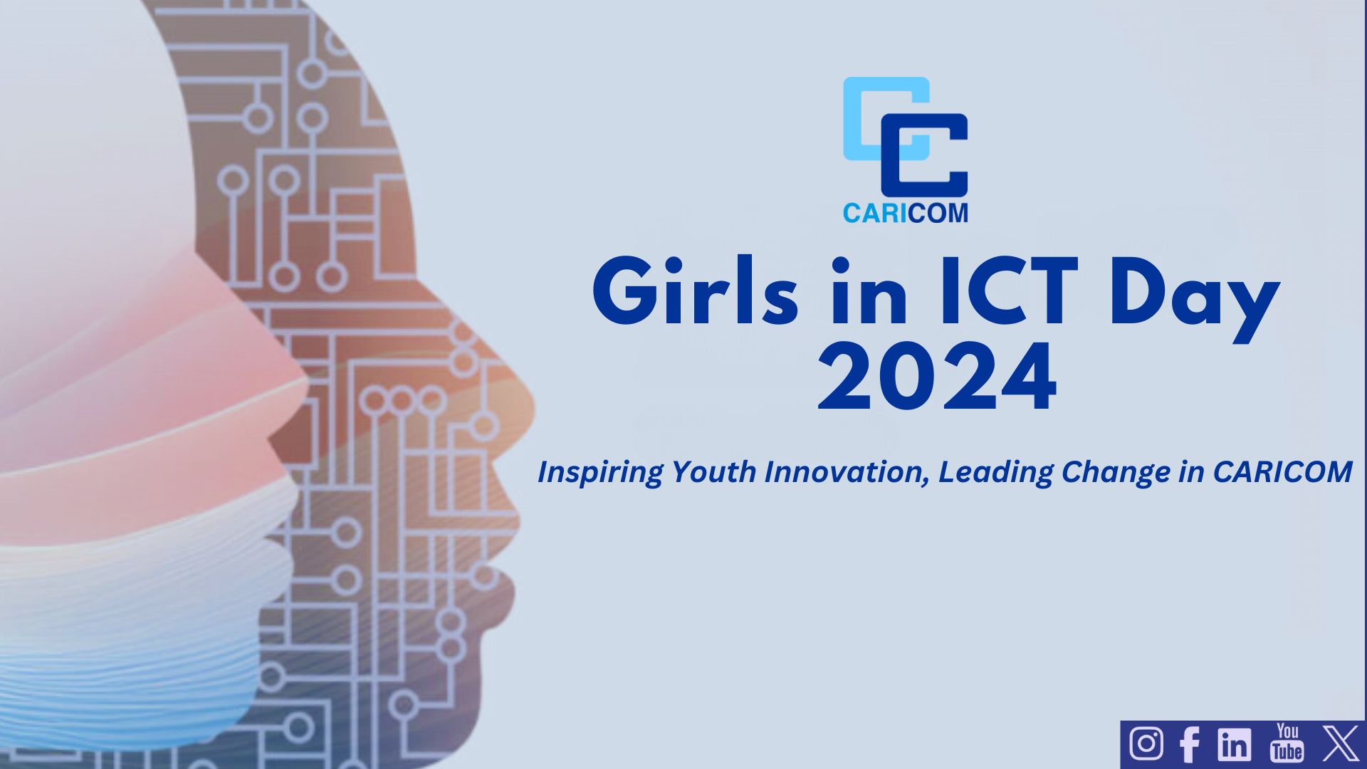 Girls in ICT graphic wuth theme