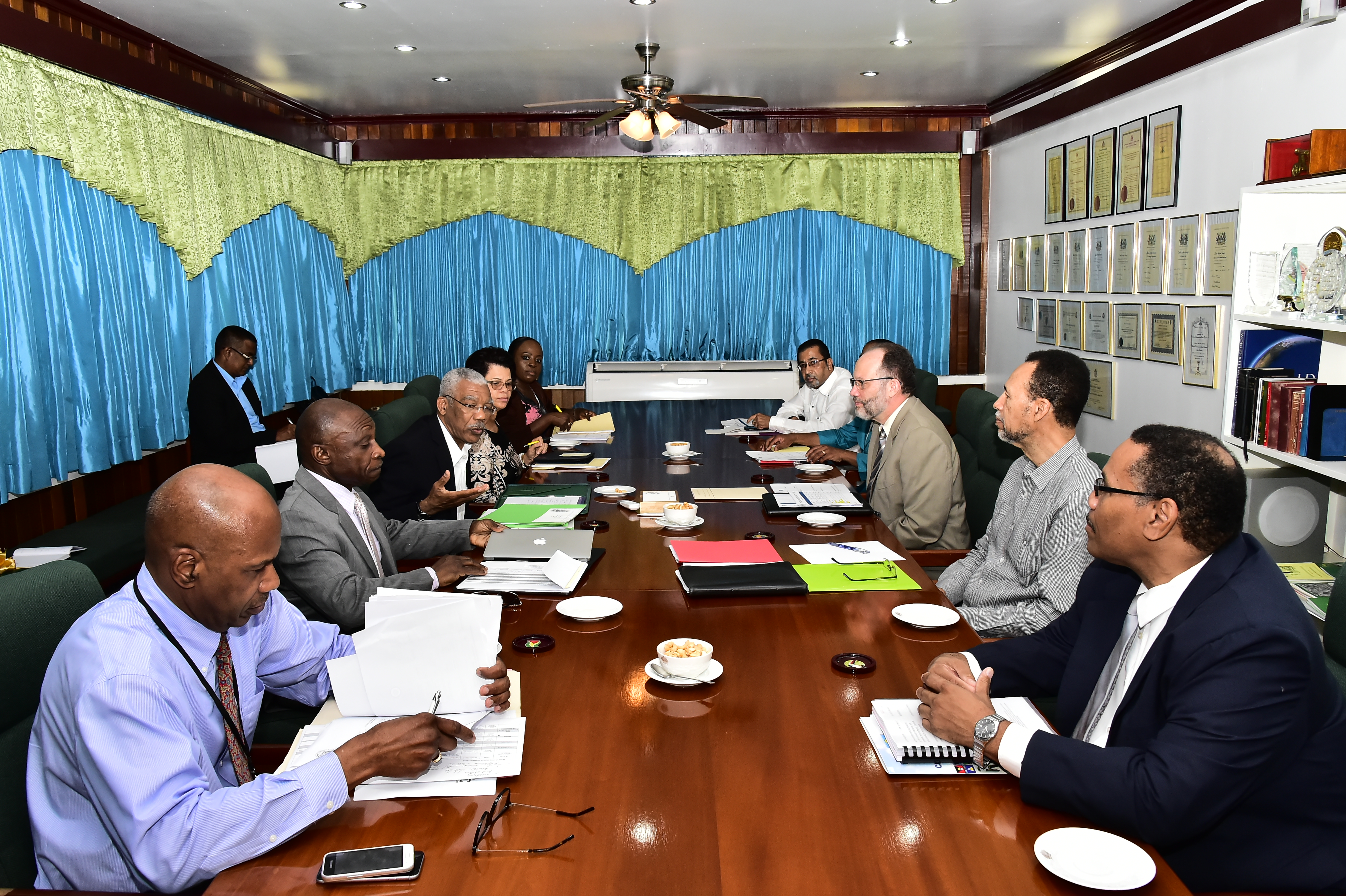 Briefing of caricom chairman