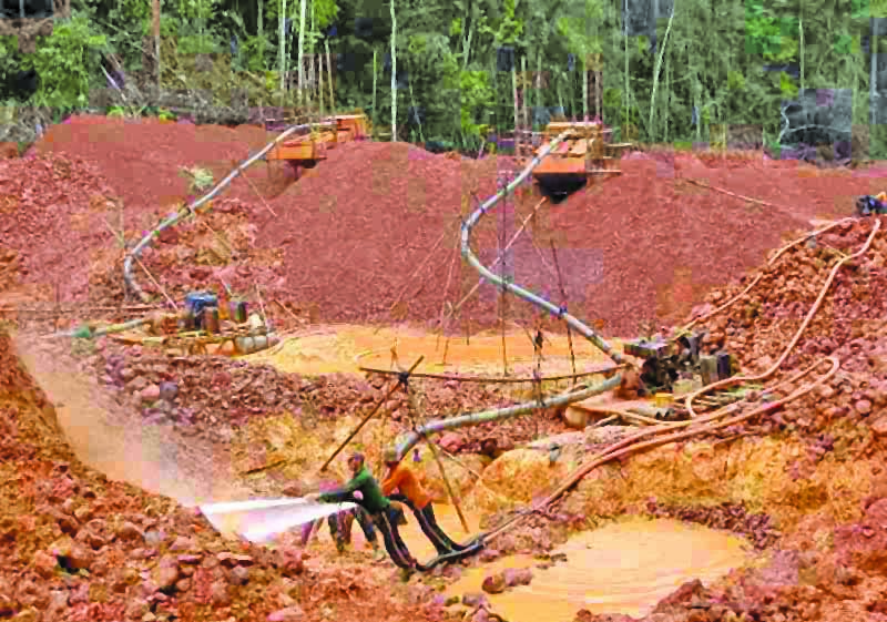 Mining Camp in Guyana