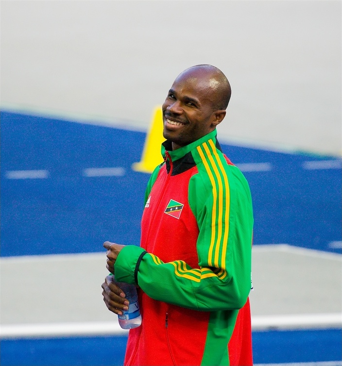 Kim Collins (Photo by Andr&eacute; Zehetbauer via Wikipedia)