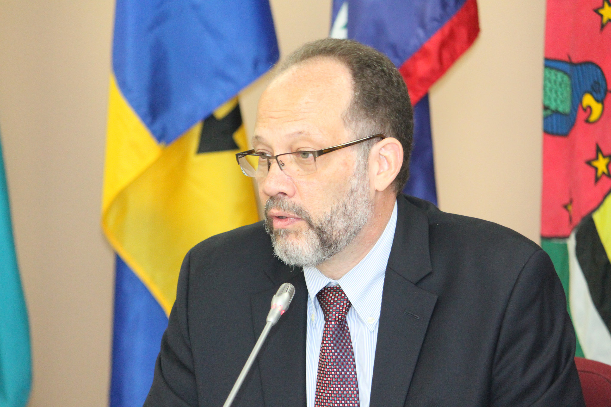 CARICOM Secretary-General, Ambassador Irwin LaRocque delivering welcome remarks