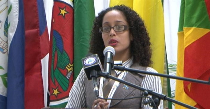 Alisha Ally, a senior staffer at the Saint Lucia Government Information Service and new CARICOM Youth Ambassador for St. Lucia