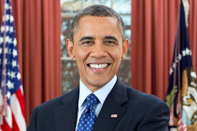 President of the United States of America, Barack Obama. (Photo by: JIS Photographer)