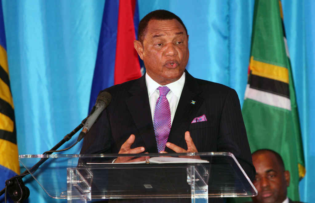 Prime Minister Perry Christie of The Bahamas