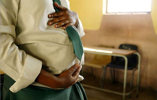 Pregnant schoolgirl-caribbean