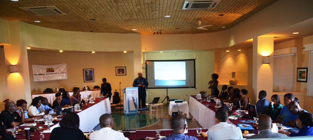 Participants of the training workshop on responsible coverage of  children's Issues.