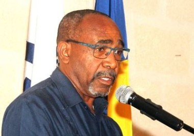 Senator Darcy Boyce, President, Caribbean Telecommunications Union  (Photo by C.Henry via BGIS)