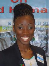 Sonia Boddie, Caribbean Community (CARICOM) Youth Ambassador for St Kitts and Nevis, at the Pan-Caribbean Partnership Against HIV and Aids (PANCAP) Caribbean Consultation on Justice for All and Human Rights Agenda