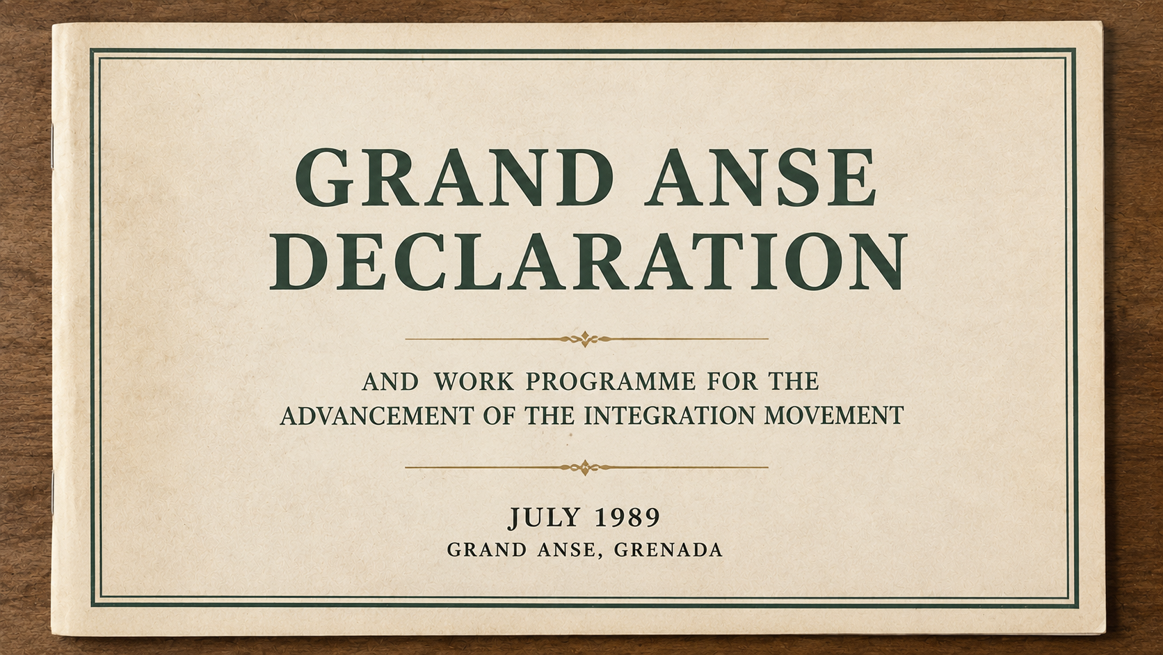 Grand Anse Declaration