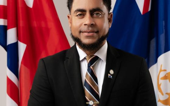 Hon Kyle Hodge of Anguilla