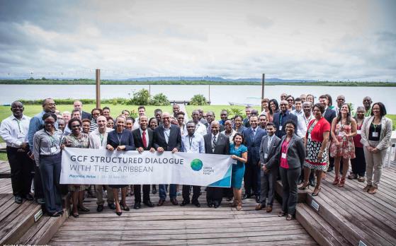 Group Photo of Participants at the GCF Structured Dialogue with the Caribbean