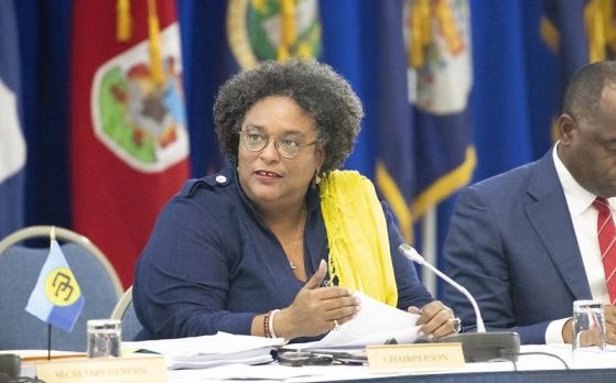 mia mottley- press conference cdf restructuring