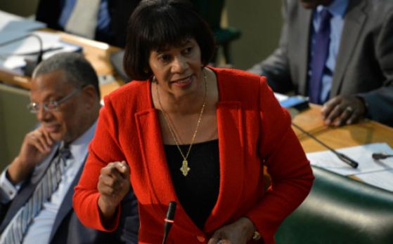 Prime Minister Portia Simpson Miller emphasises a point shortly before the historic vote on the Caribbean Court of Justice (CCJ) Bills in the House of Representatives on May 12. The members voted 42 to 21 in favour of the CCJ replacing the United Kin